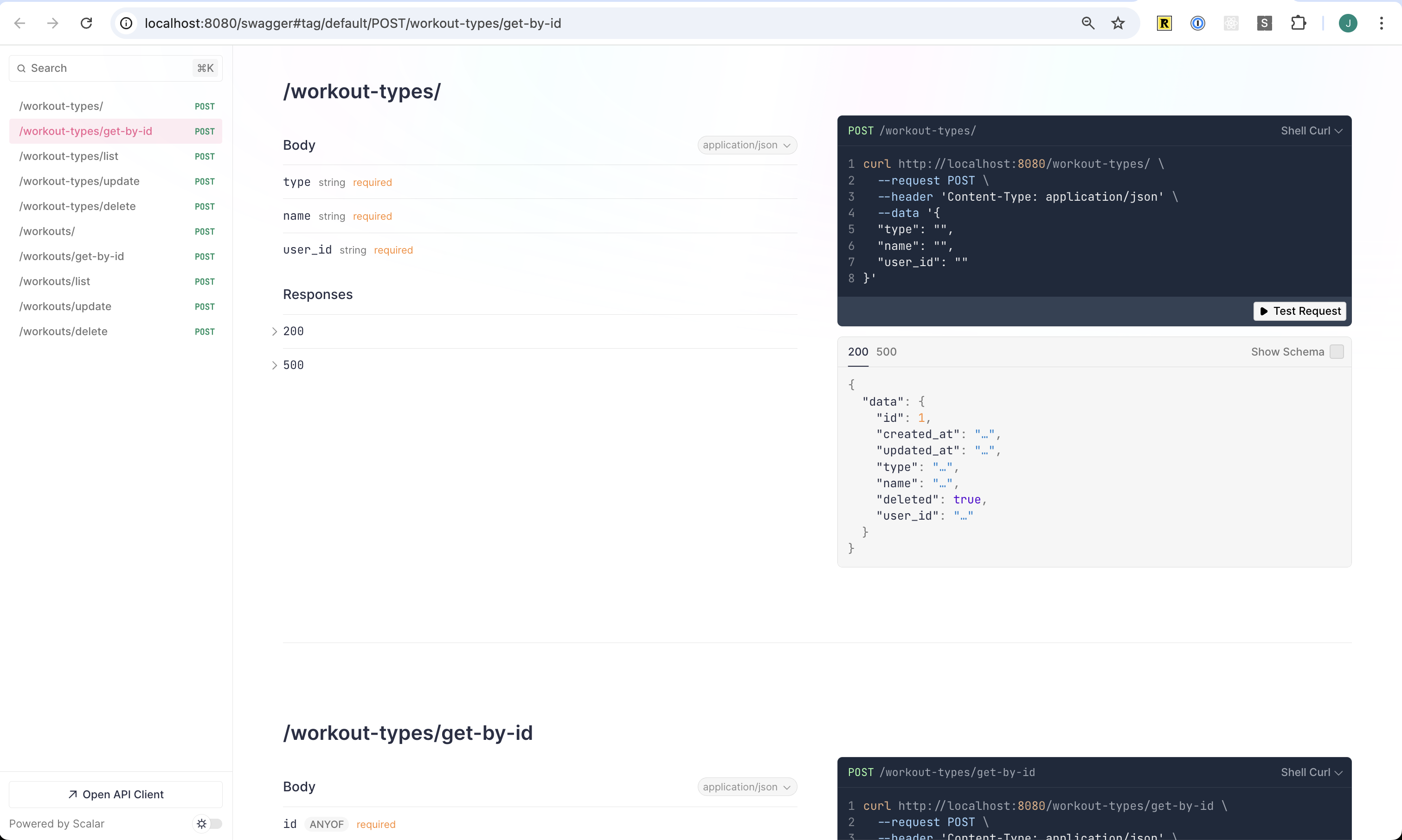 Swagger Documentation